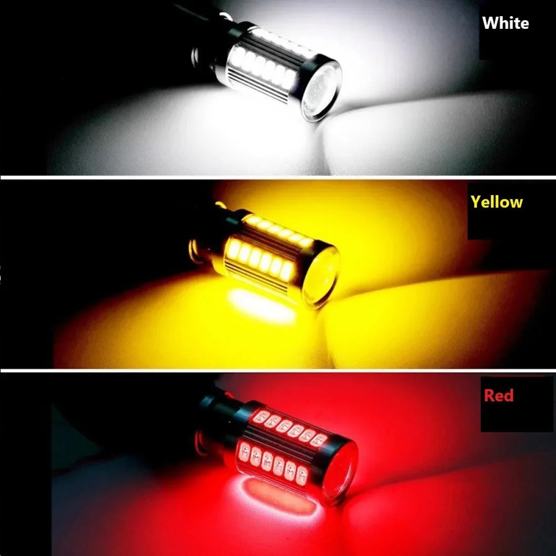 P21W / PY21W / 1156 LED Bulb — CANBUS 33SMD 12V