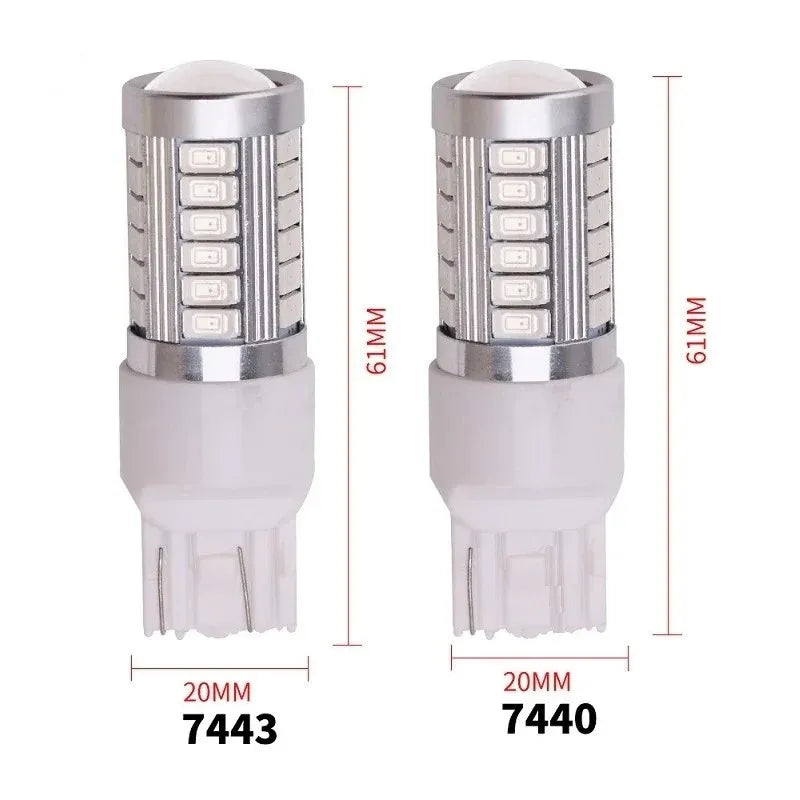 P21W / P21-5W / 1156 / 1157 LED Bulb — 33SMD 7000K CANBUS