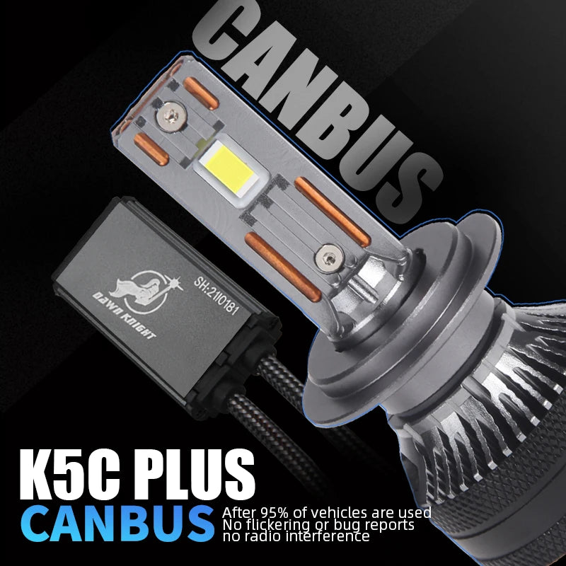 DAWN KNIGHT K5C Plus LED Headlight Bulb — 140W H7/H11/H4