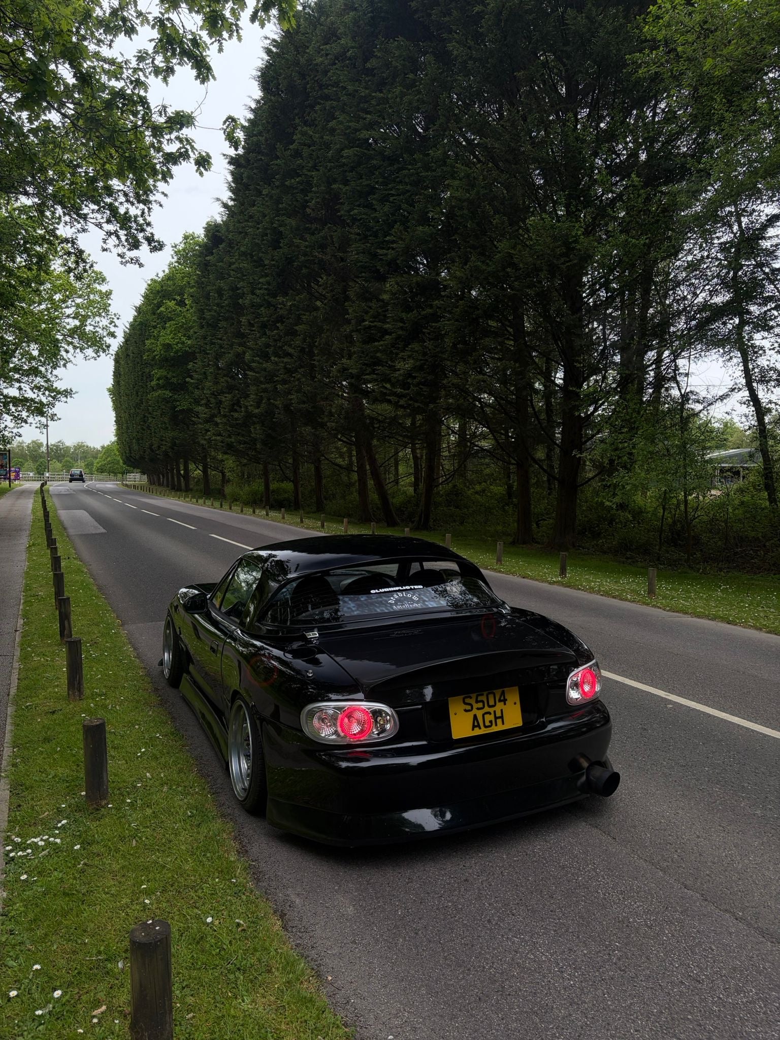 Mazda MX-5 MK2 Clear Tail Lights with LED Red Halos