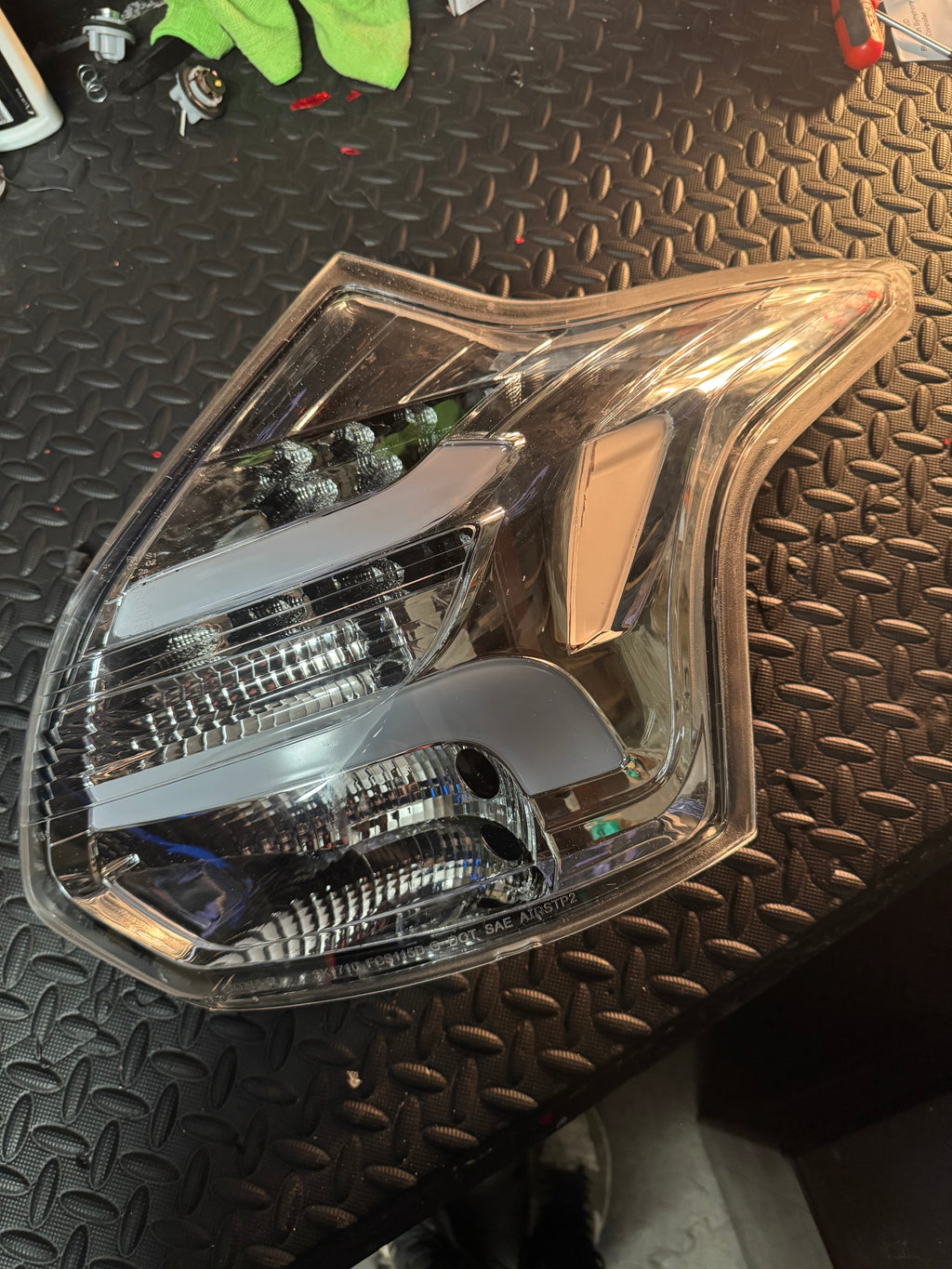 Ford Focus Mk3 Clear LED Tail Lights (2011-2014)