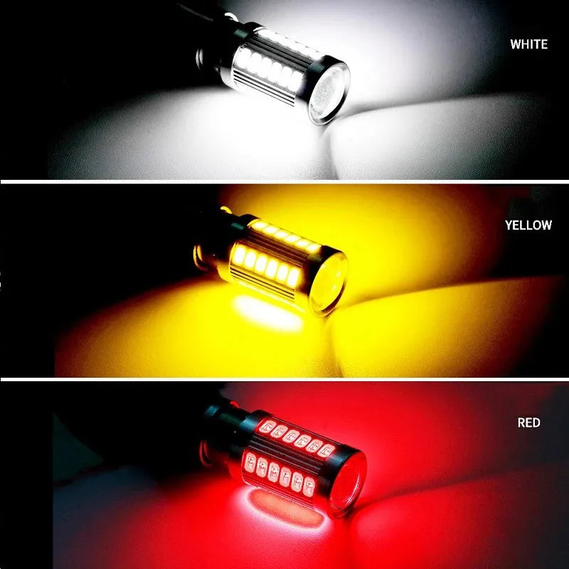 P21W / P21-5W / 1156 / 1157 LED Bulb — 33SMD 7000K CANBUS