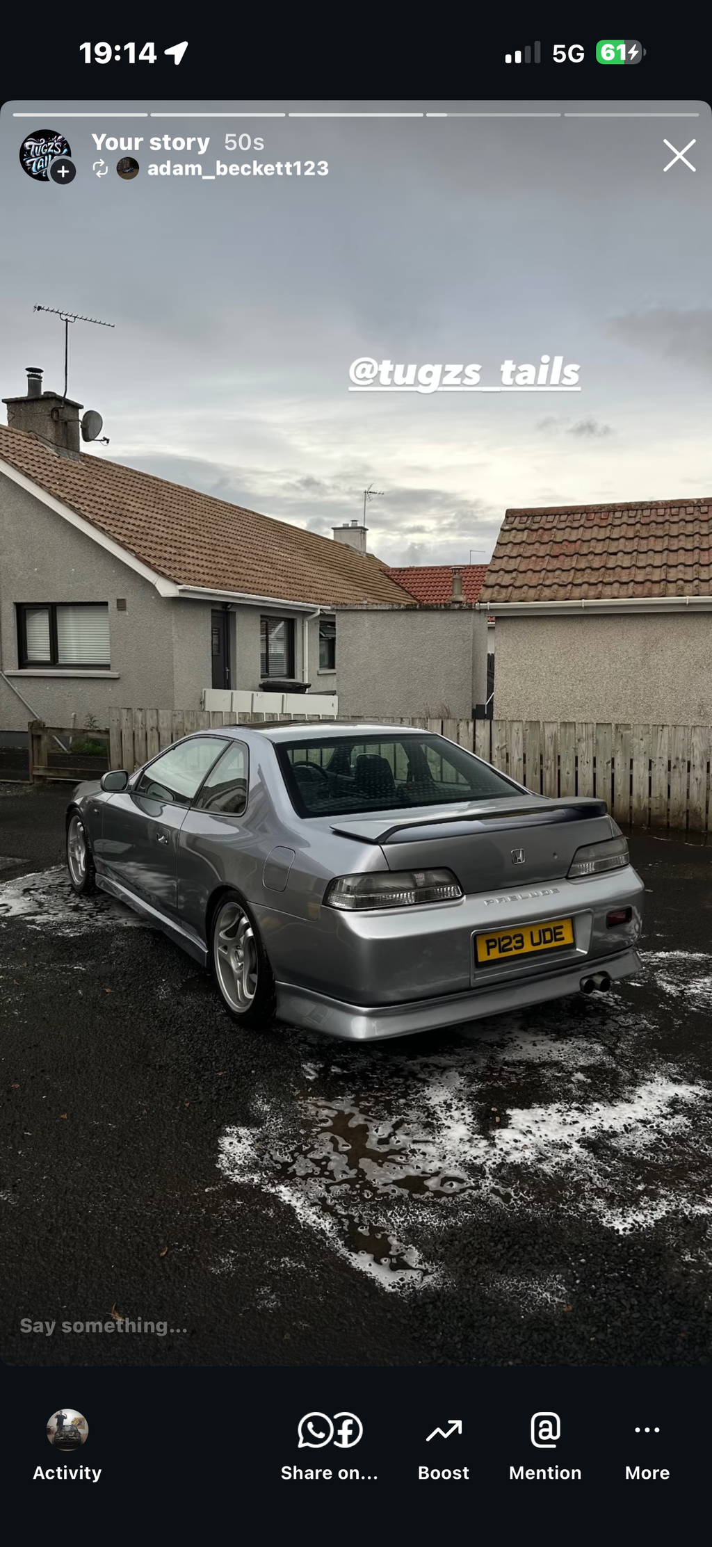 Honda Prelude 5th Gen Clear Tail Lights