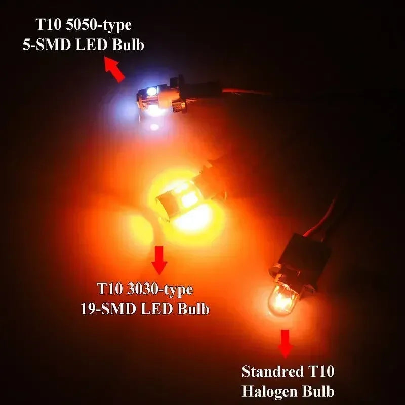 T10 194 168 LED Parking/Signal Bulb — Amber 19SMD