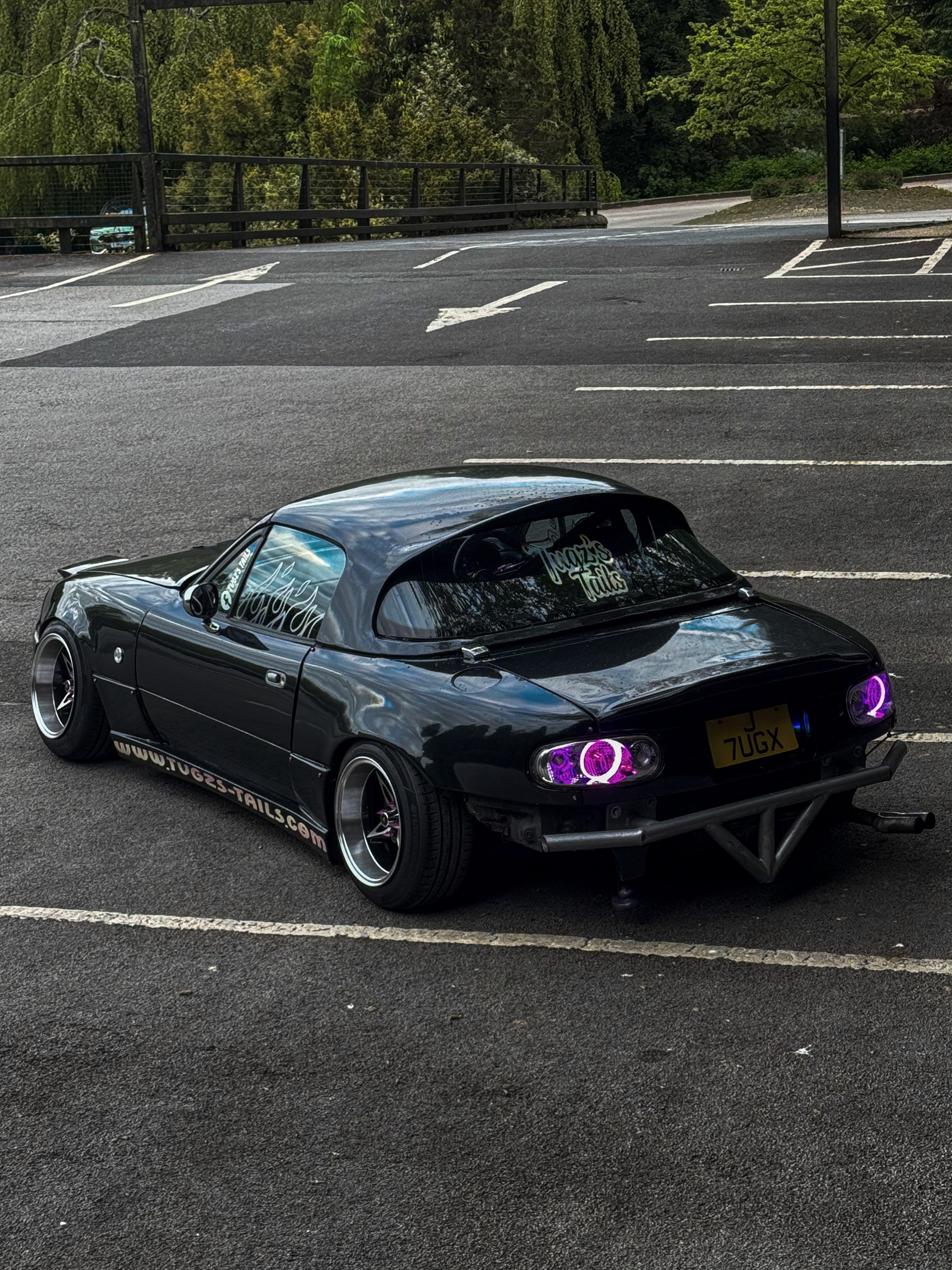 MX-5 MK1 Clear Tail Lights (RGB Halo)