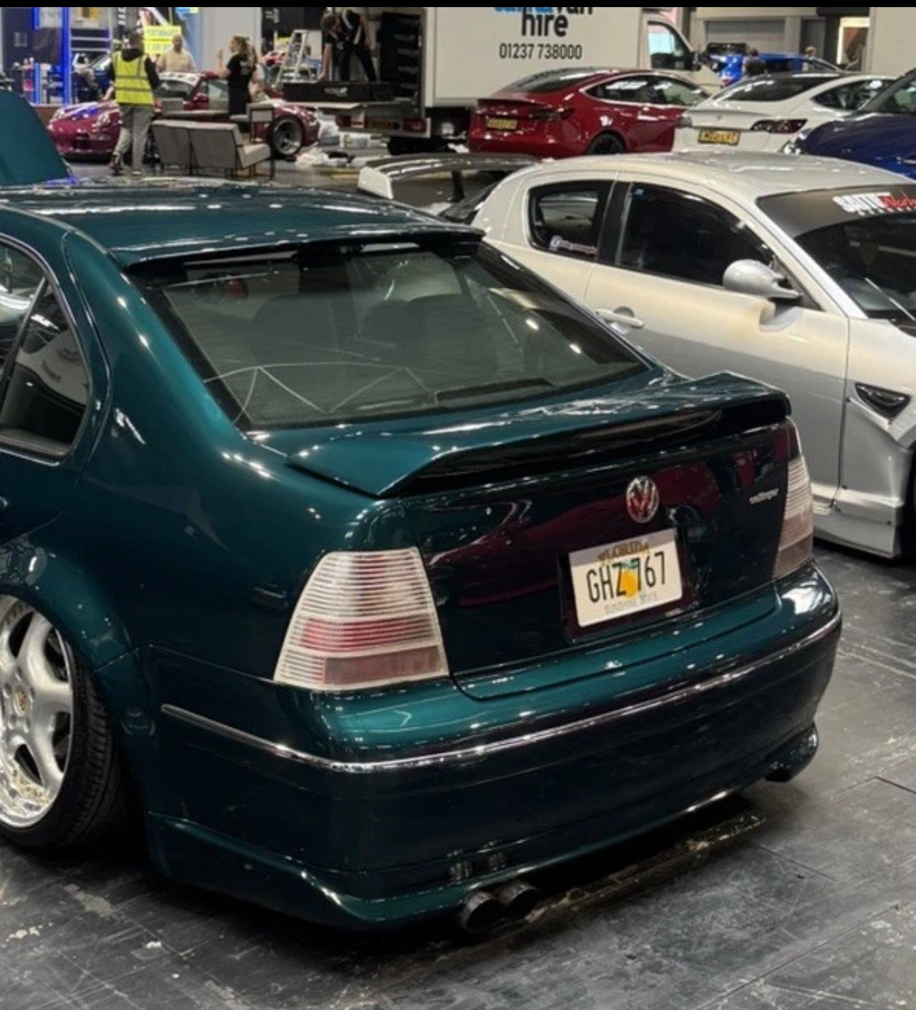 VW Bora MK4 Clear Tail Lights — OEM Style