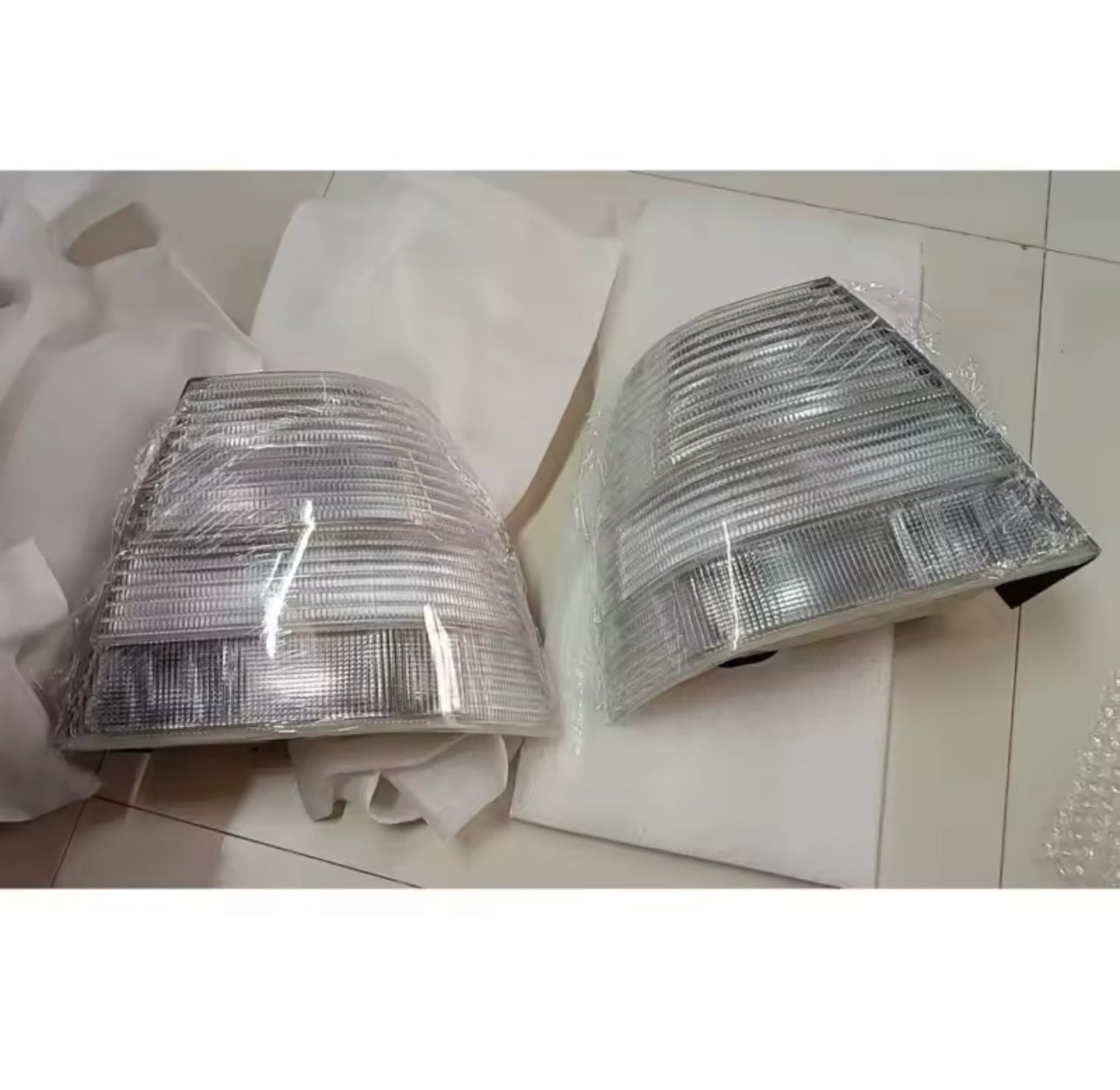 VW Bora MK4 Clear Tail Lights — OEM Style