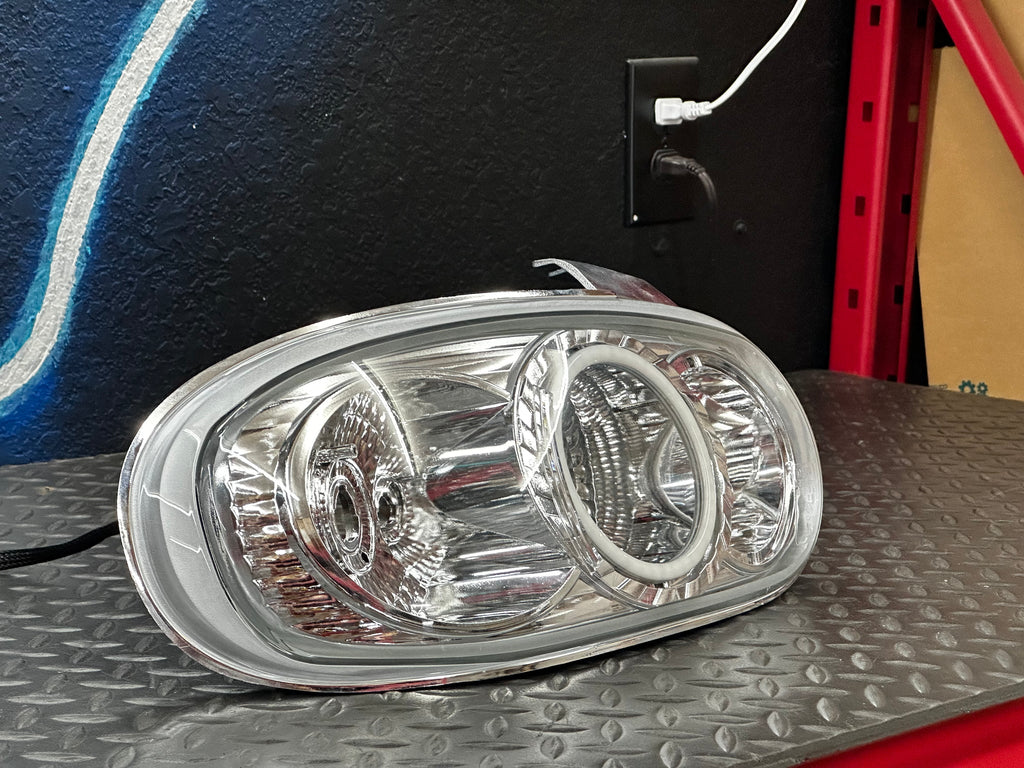 Mazda MX-5 MK2 Clear Tail Lights with LED RGB Halos