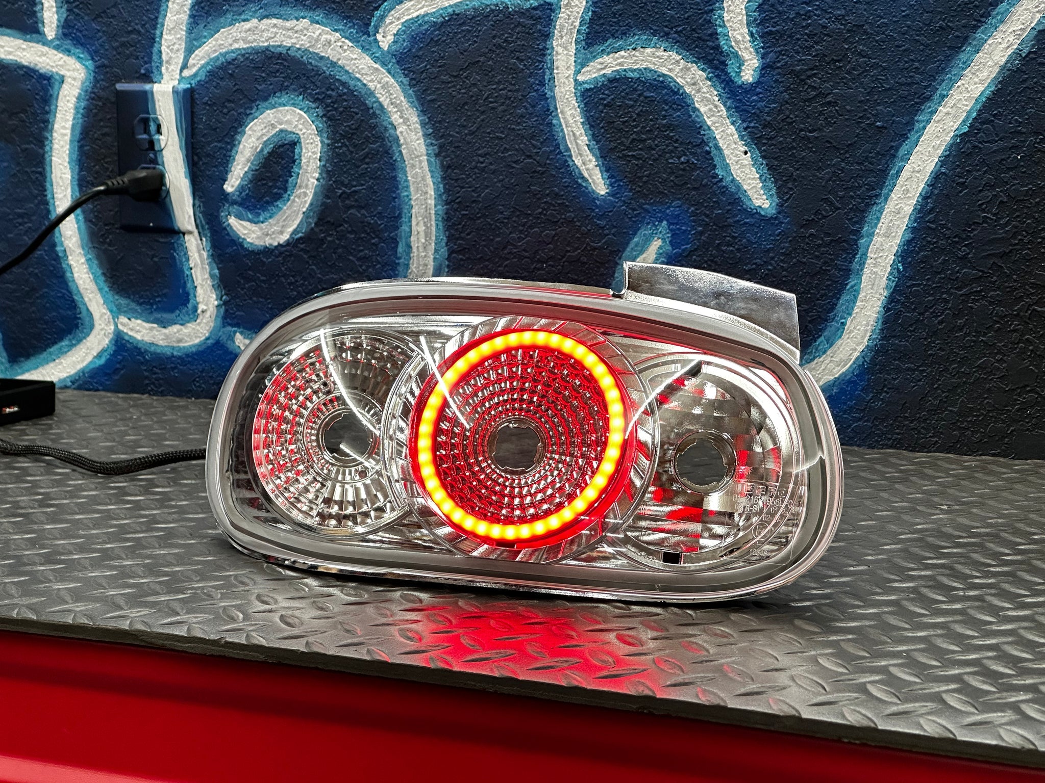 Mazda MX-5 MK2 Clear Tail Lights | LED Red Halos | Tugz's Tails
