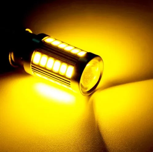 P21W / P21-5W / 1156 / 1157 LED Bulb — 33SMD 7000K CANBUS