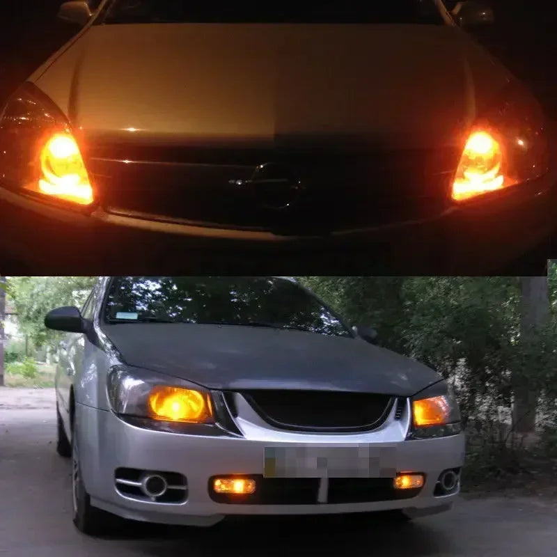 T10 194 168 LED Parking/Signal Bulb — Amber 19SMD