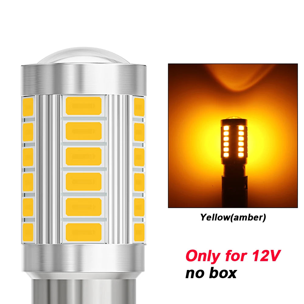 1156 / PY21W / BAY15D LED Bulb — CANBUS 5630SMD 12V/24V