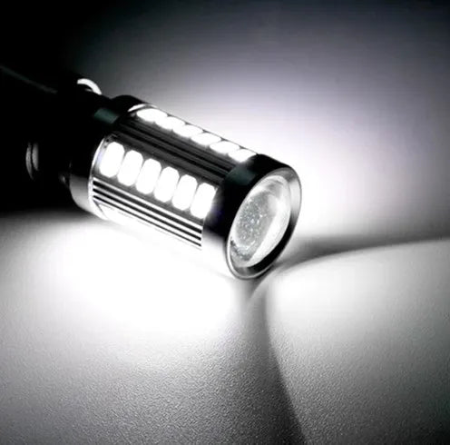 P21W / P21-5W / 1156 / 1157 LED Bulb — 33SMD 7000K CANBUS