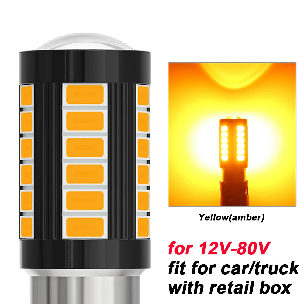 1156 / PY21W / BAY15D LED Bulb — CANBUS 5630SMD 12V/24V