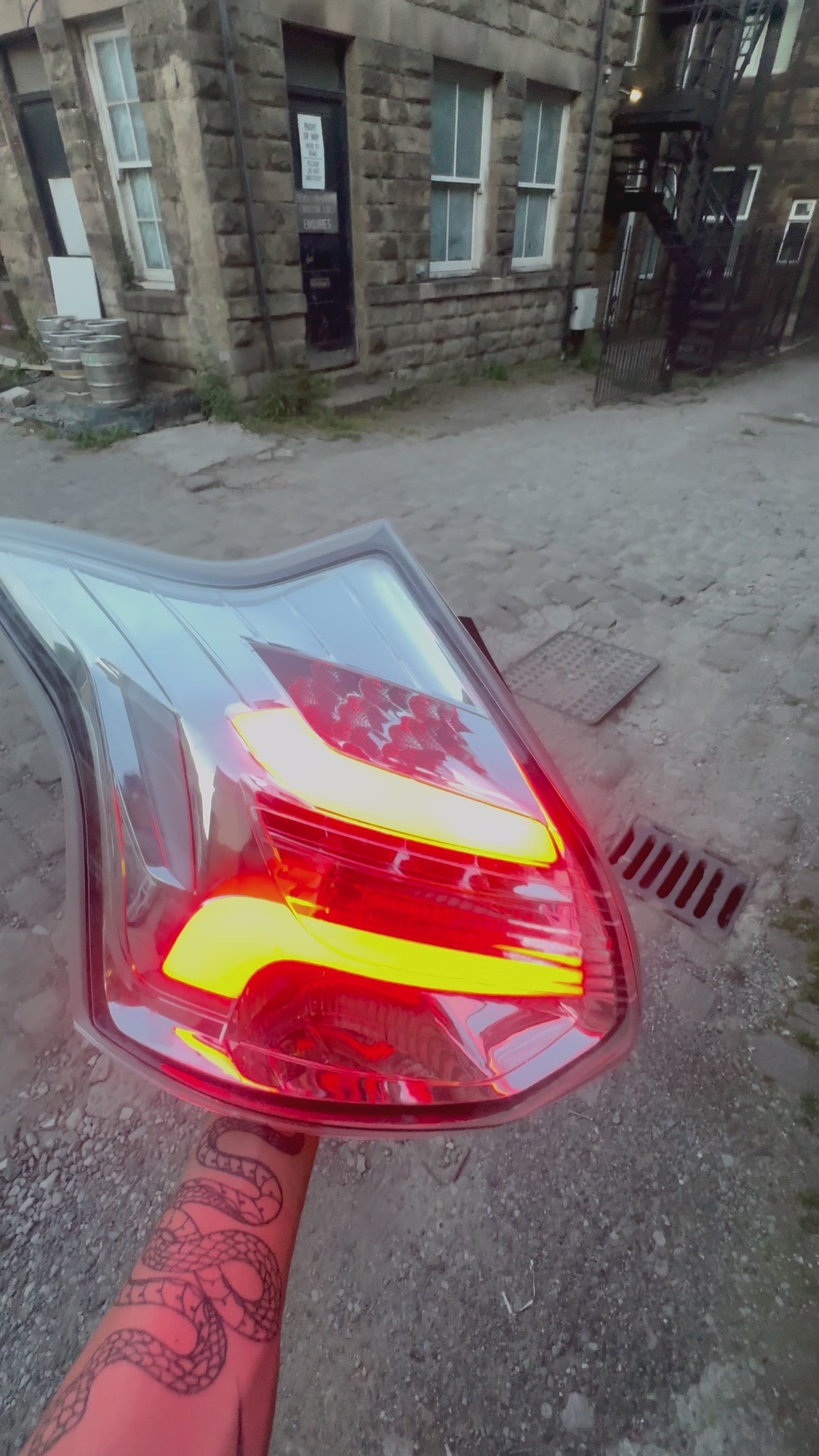 Ford Focus Mk3 Clear LED Tail Lights (2011-2014)