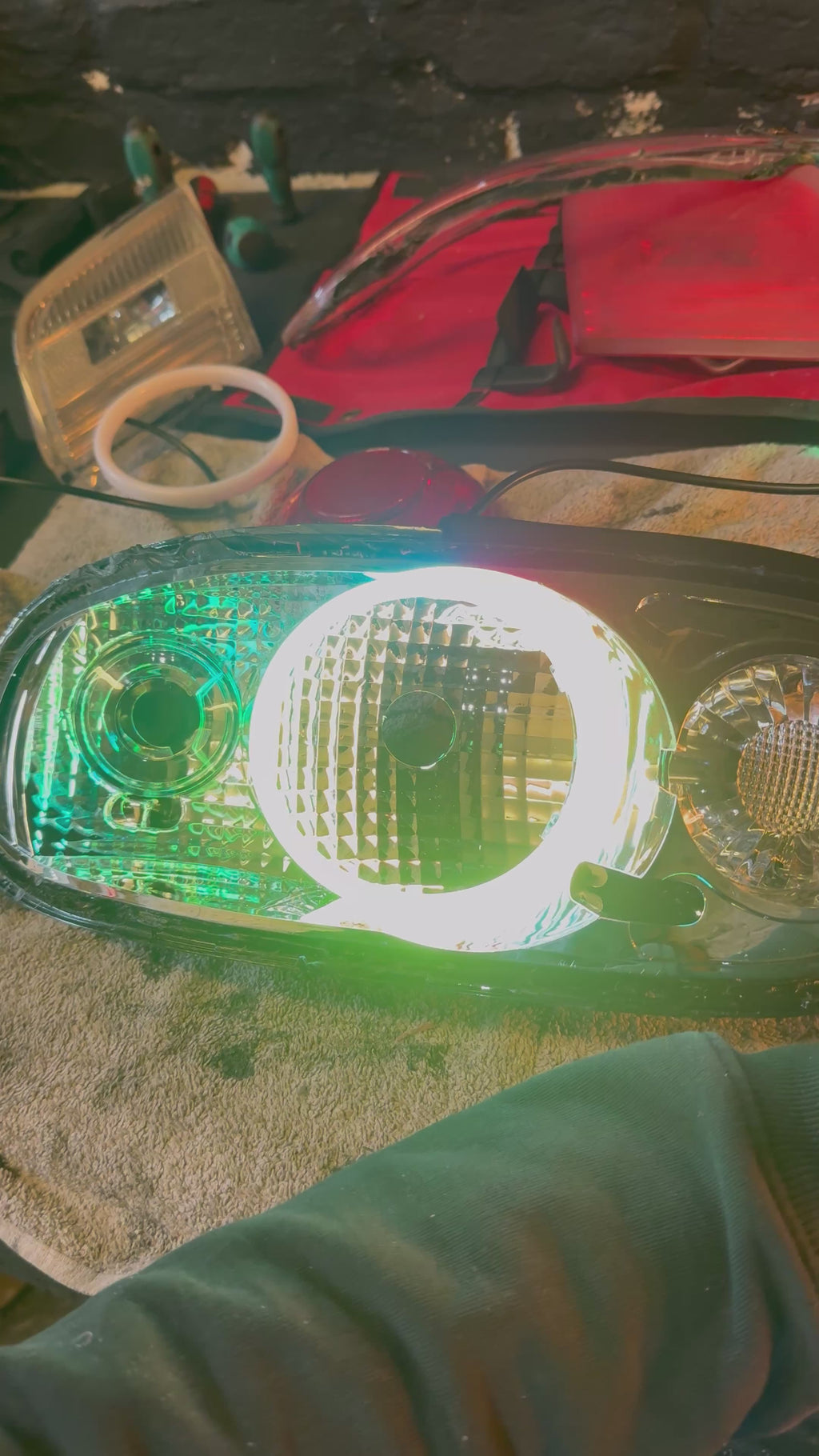 MX-5 MK1 Clear Tail Lights (RGB Halo)